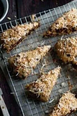 Chocolate Coconut Scones