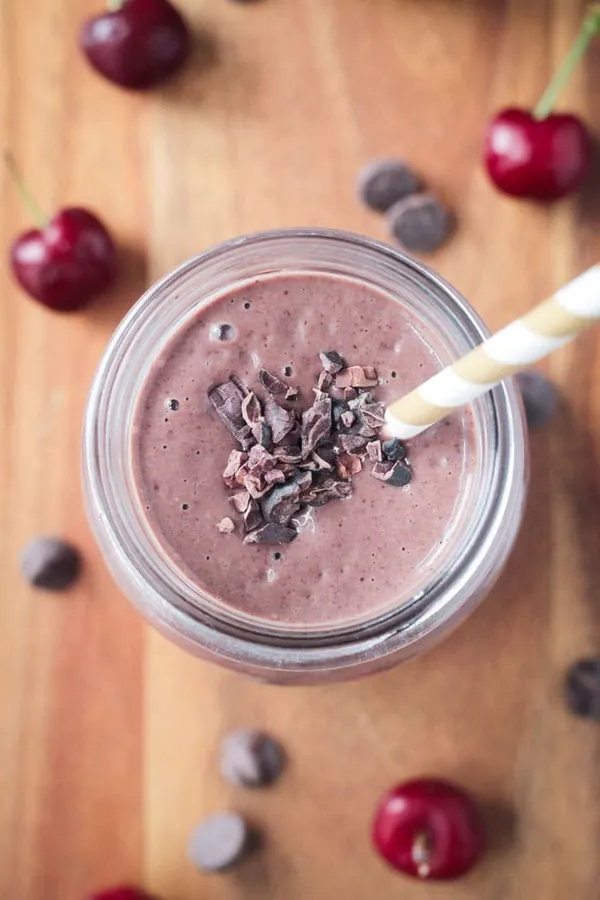 Chocolate Covered Cherry Smoothie