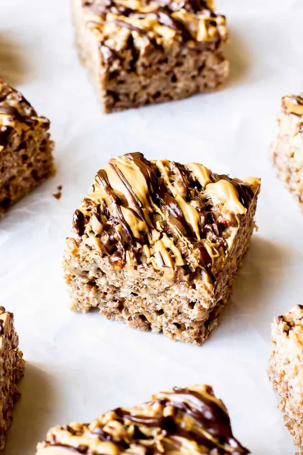 Chocolate Peanut Butter Crispy Treats
