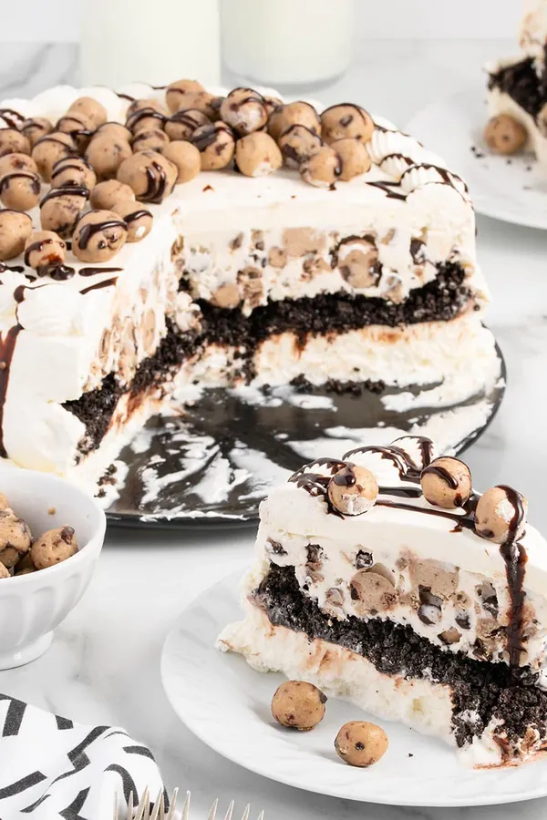 Cookie Dough Ice Cream Cake
