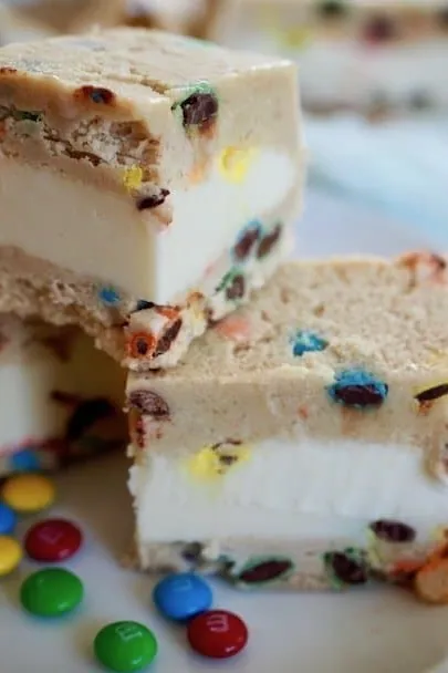 Cookie Dough Ice Cream Sandwiches
