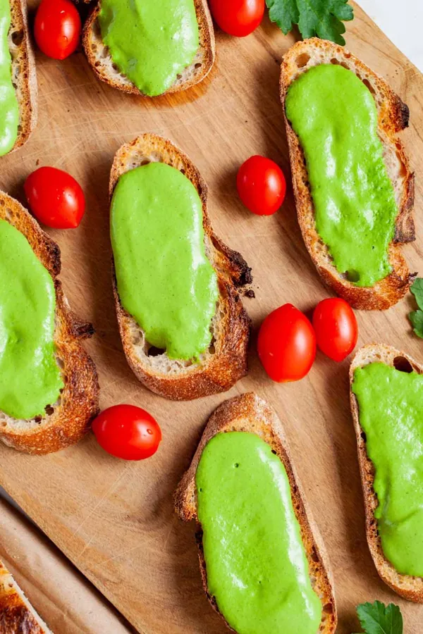 Creamy Anchovy Bruschetta Recipe With Parsley