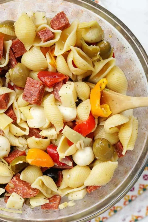 Easy Antipasto Pasta Salad