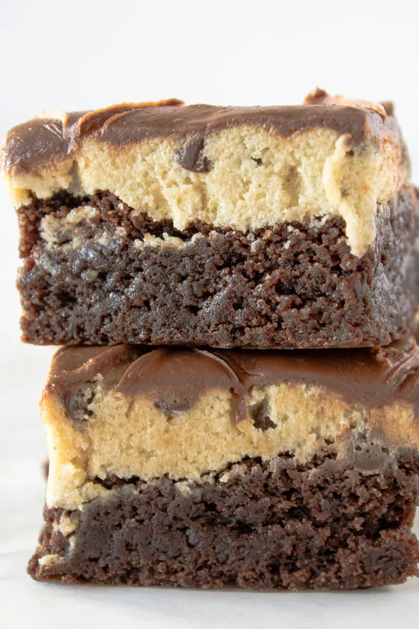 Easy Cookie Dough Brownies