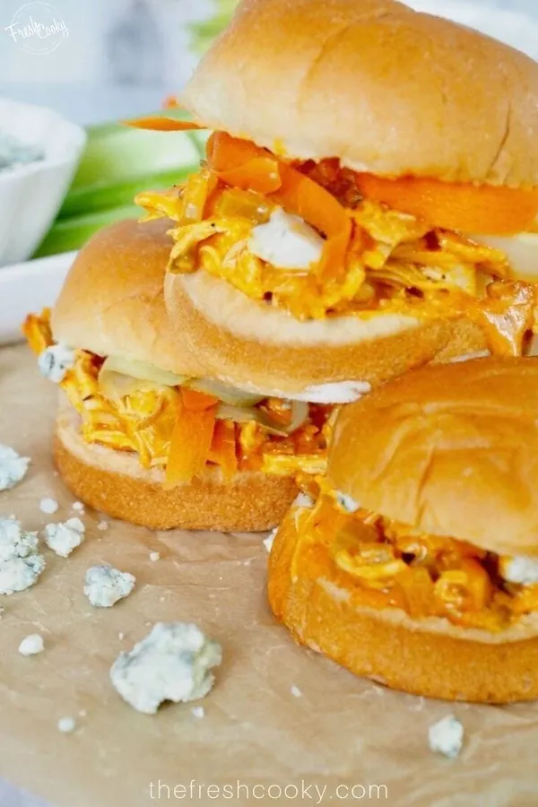 Easy Instant Pot Buffalo Chicken (or Slow Cooker)