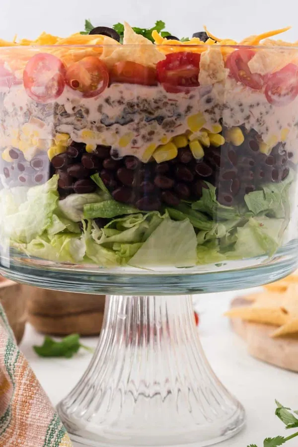 Easy Layered Taco Salad Recipe