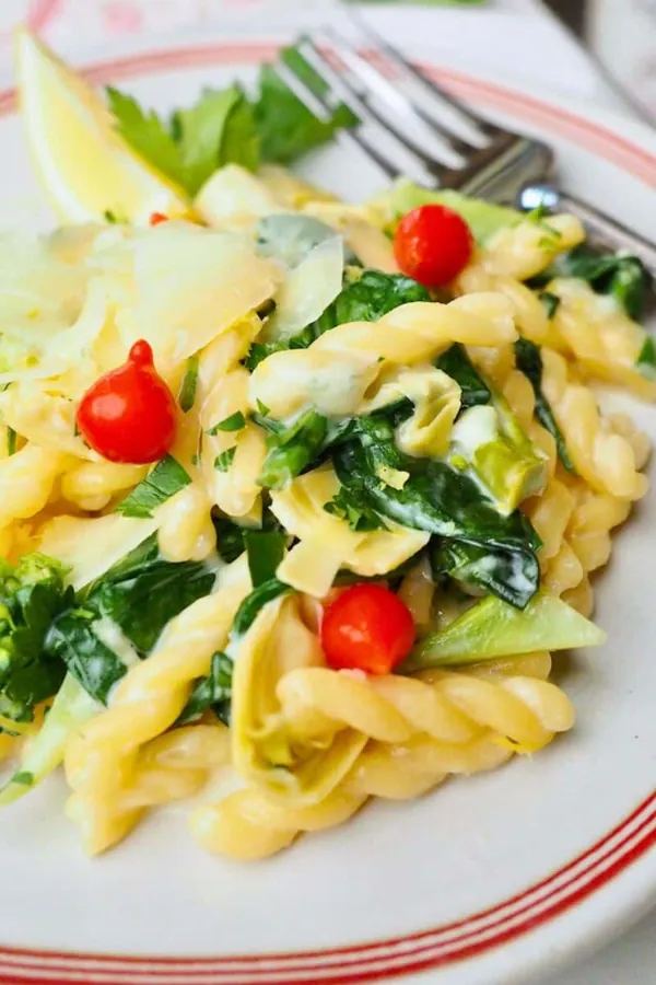 Gemelli Garlic Lemon Pasta Recipe (One Pot)
