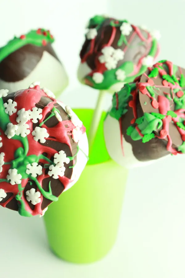 Giant Dipped Marshmallow Pops
