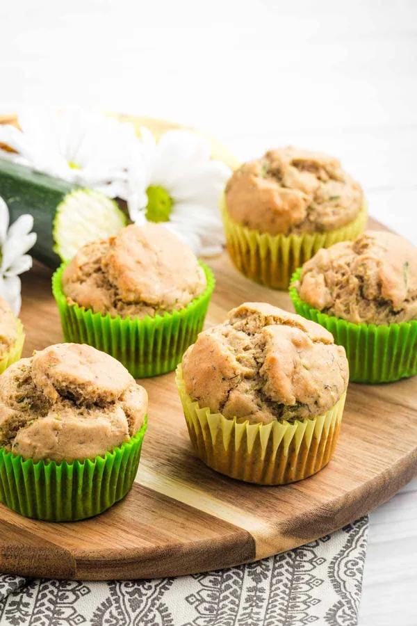 Gluten Free Banana Zucchini Muffins