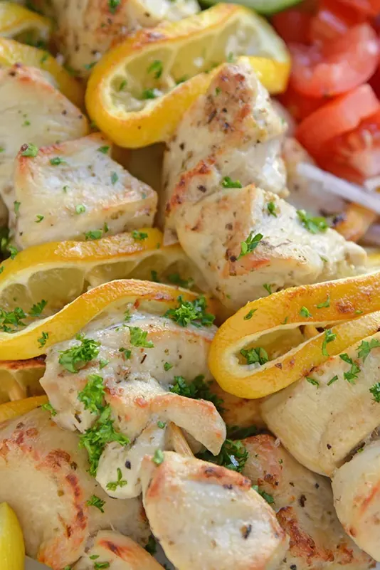 Greek Chicken Kabobs