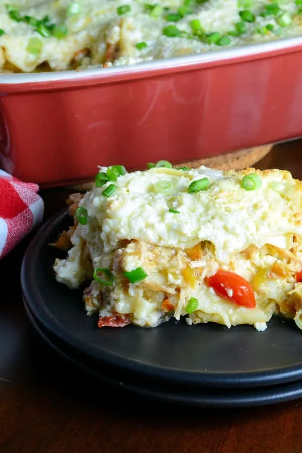 Green Chile Chicken Lasagna