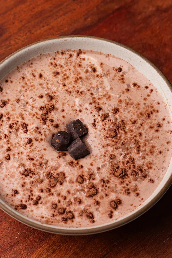 High Protein Brownie Batter Dip with Greek Yogurt