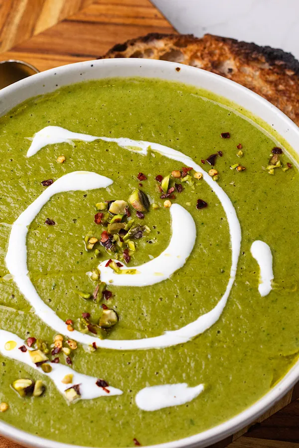 High Protein Green Goddess Detox Soup