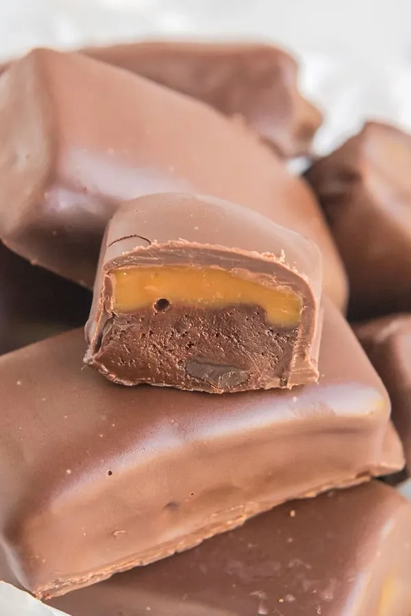 Homemade Milky Way Bars