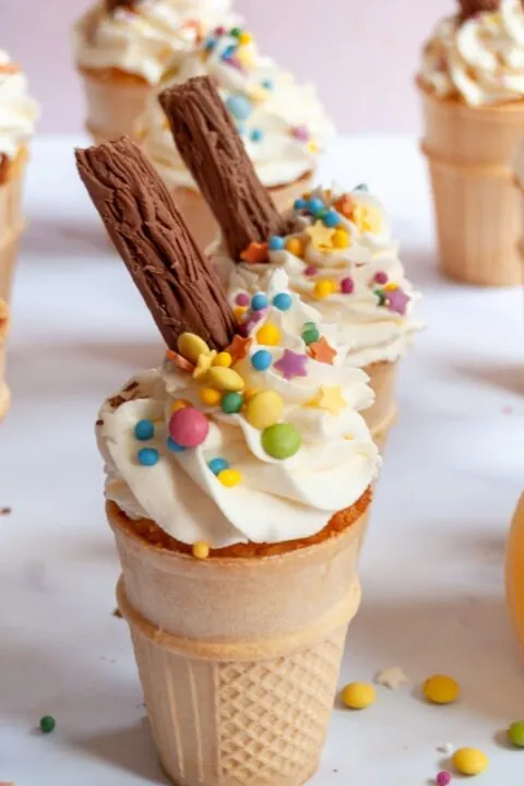 Ice Cream Cone Cupcakes