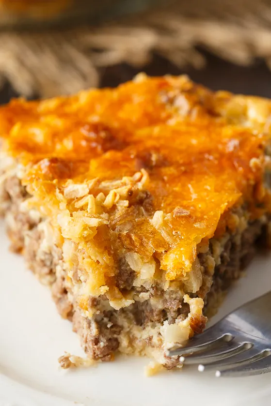 Impossible Cheeseburger Pie