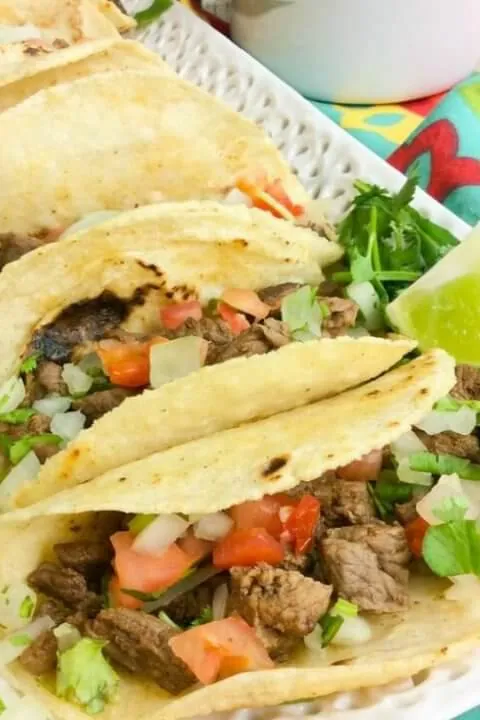 Instant Pot Carne Asada Tacos