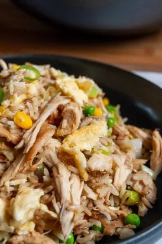 Leftover Chicken Fried Rice