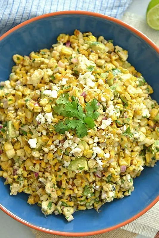 Mexican Street Corn Salad (Esquites)