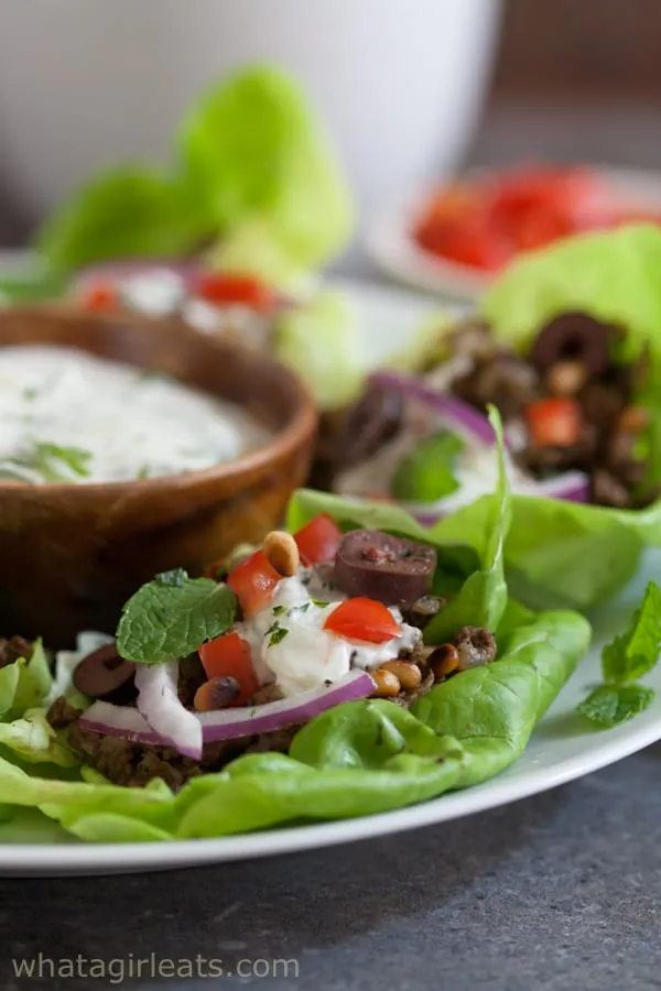 Middle Eastern Lettuce Wraps {Whole30}