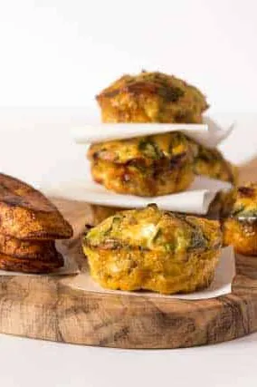 Mini Baked Plantain Frittatas
