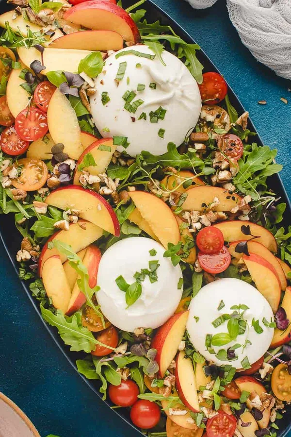 Nectarine Burrata Salad
