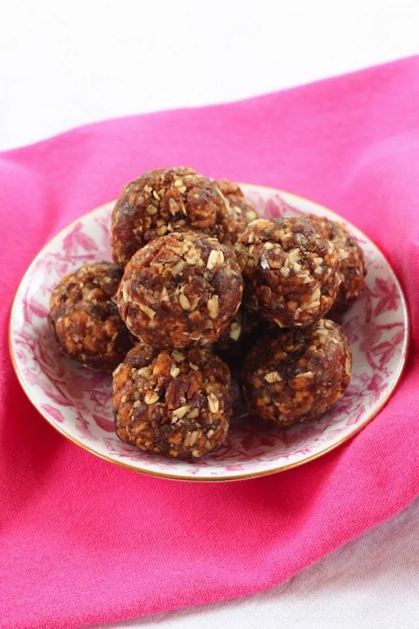 Peach Crisp Energy Balls