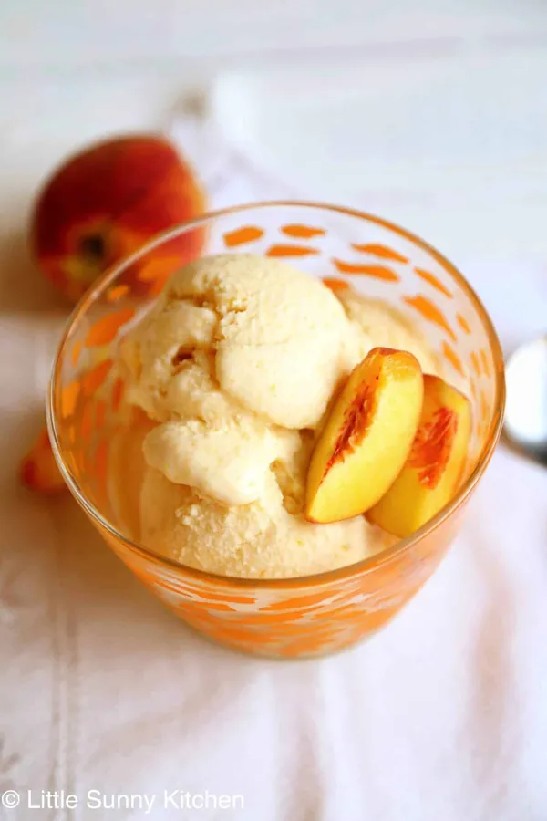 Peach Ice Cream