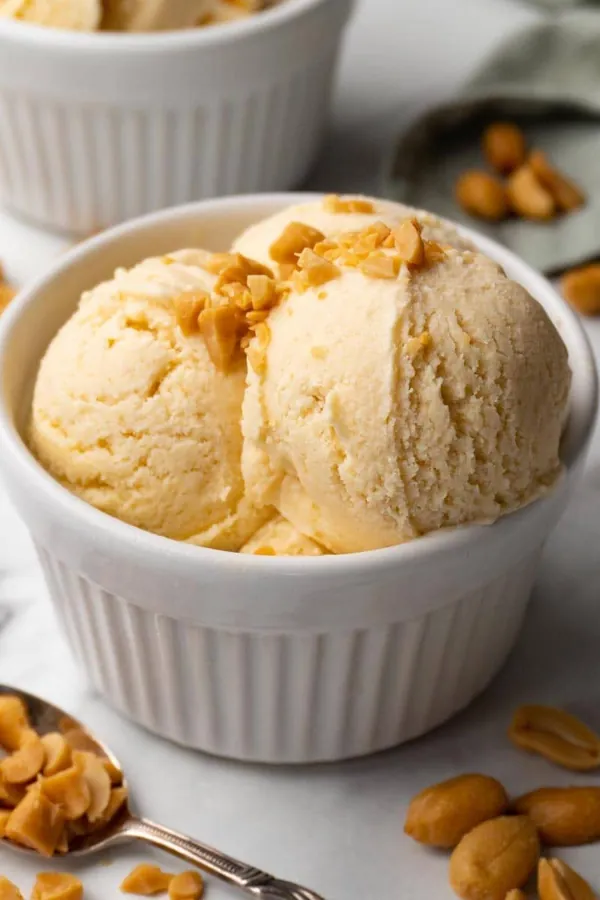 Peanut butter ice cream