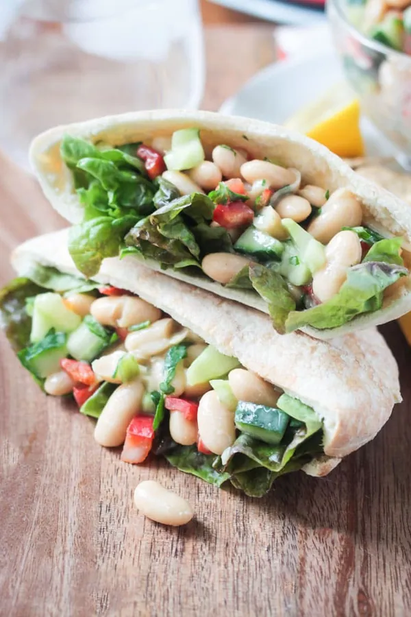 Quick and Easy White Bean Salad (vegan, gluten free)
