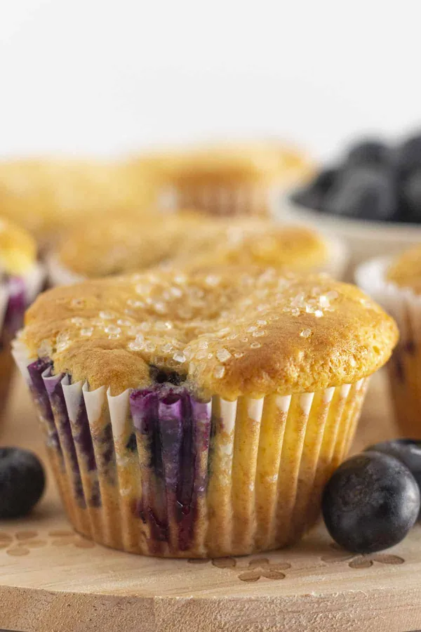 Quick Blueberry Cake Mix Muffins