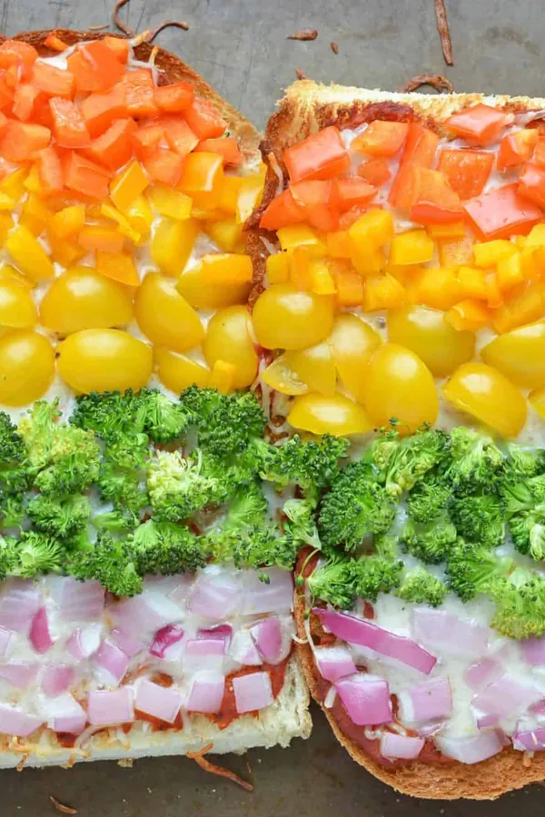 Rainbow Pizza