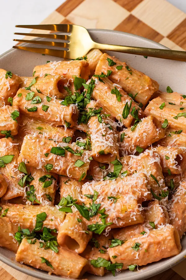 Roasted Cherry Tomato and Ricotta Pasta