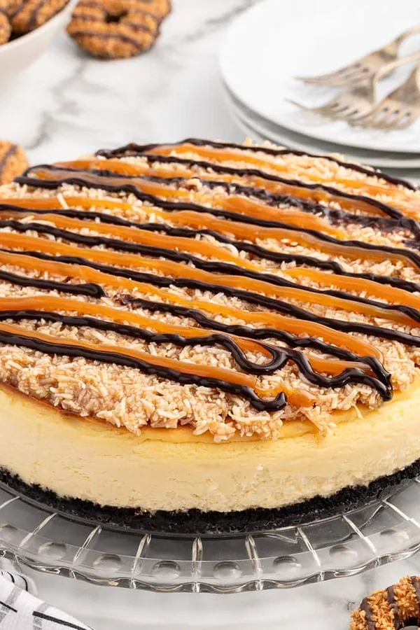 Samoa Cheesecake