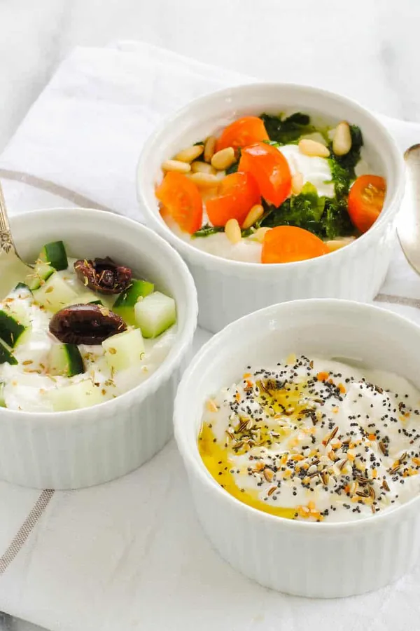 Savory Yogurt Three Ways