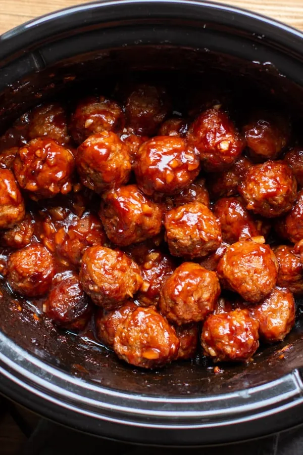 Slow Cooker Barbecue Meatballs Recipe