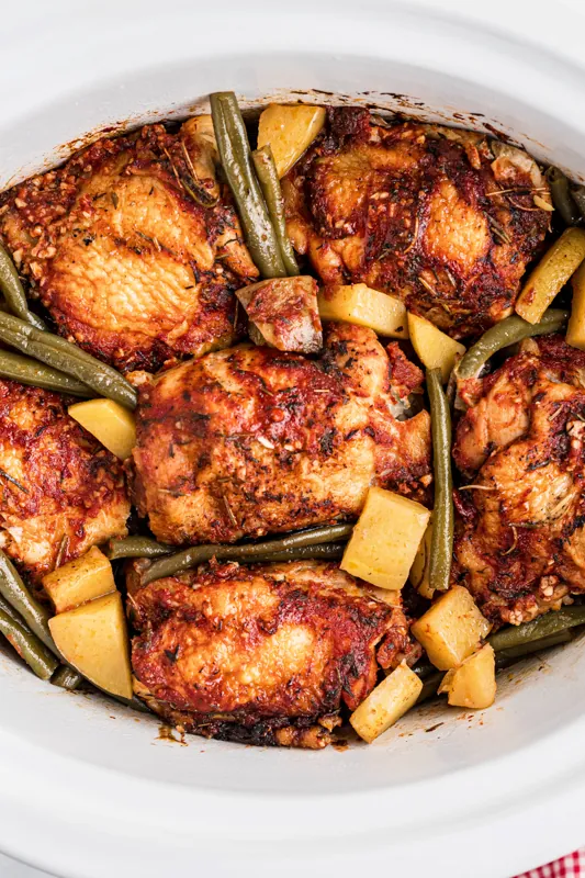 Slow Cooker Full Chicken Dinner