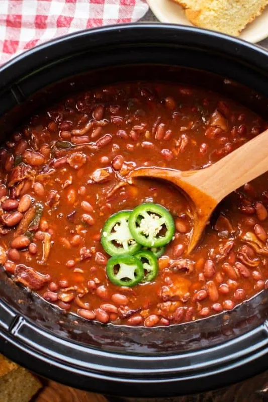 Slow Cooker Spicy Barbecue Cowboy Beans