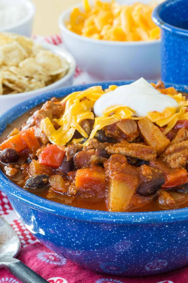 Slow Cooker Turkey Chili