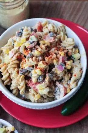 Southwest Black Bean Pasta Salad