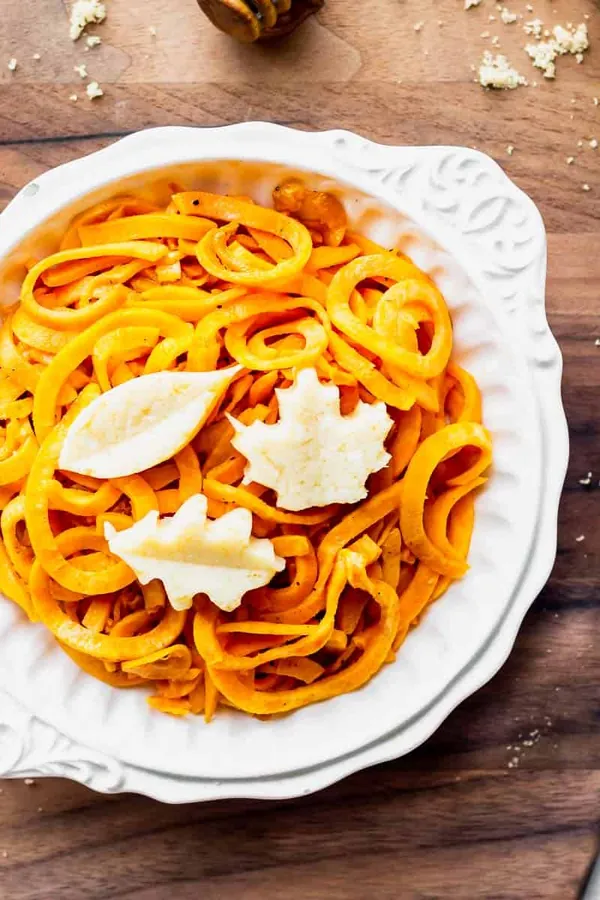 Spiralized Sweet Potato (with Brown Sugar Honey Butter)