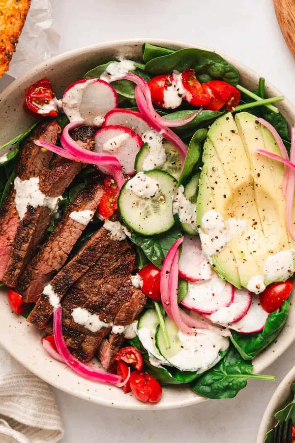 Steak and Salad