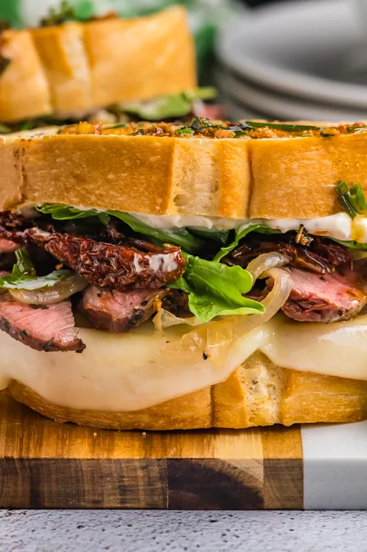 Steak Sandwiches with Cowboy Butter