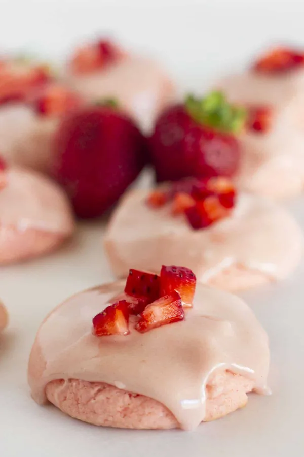Strawberry Cake Mix Cookies Recipe