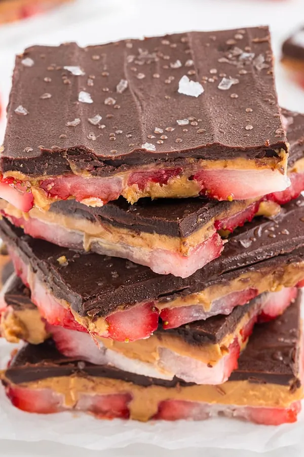 Strawberry Peanut Butter Bark