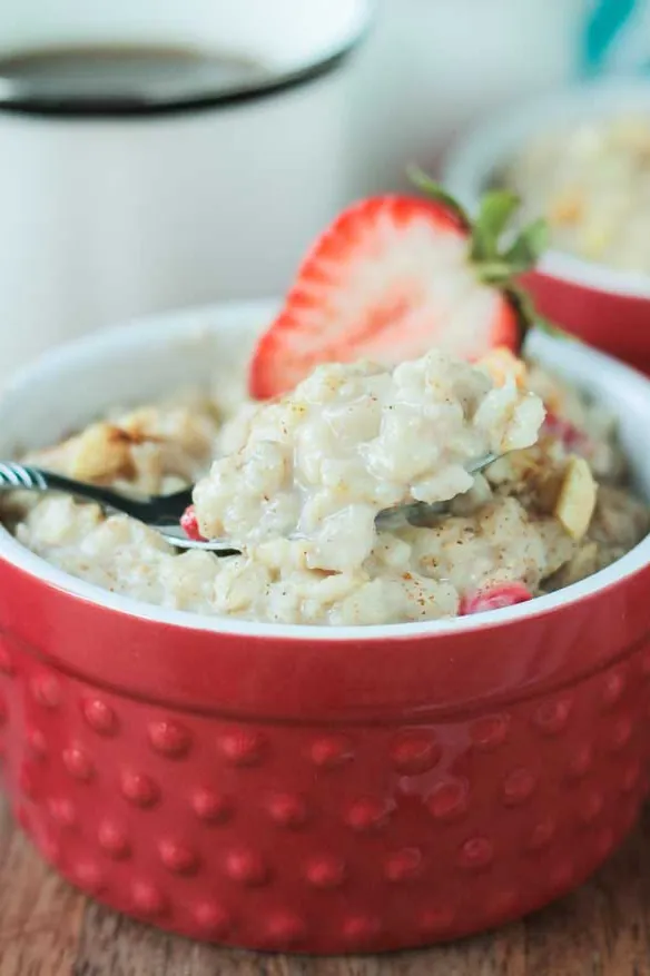 Strawberry Peanut Butter Oatmeal