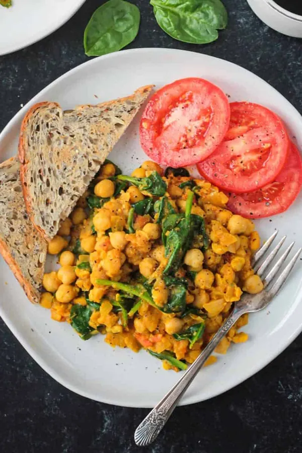 Vegan Chickpea Scramble