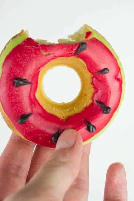 Watermelon Doughnuts
