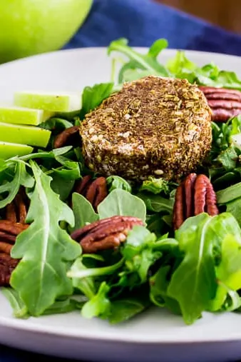 Za'atar Crusted Goat Cheese Salad
