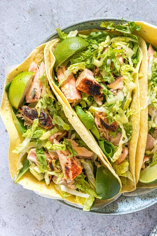 15 Minute Salmon Tacos